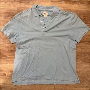 Lacoste Vintage Washed Light Blue Polo Shirt